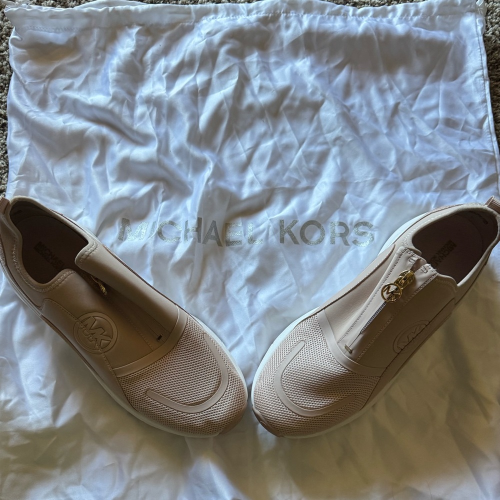 Michael Kors Pink & Gold NWOT Sneakers
